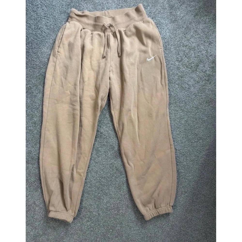 Nike Beige Sweatpants Joggers Athletic Apparel Women's